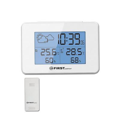 Купить Метеостанция First FA-2461-6-WI, беспроводной датчик, комнатная/уличная температура и влажность, часы, будильник