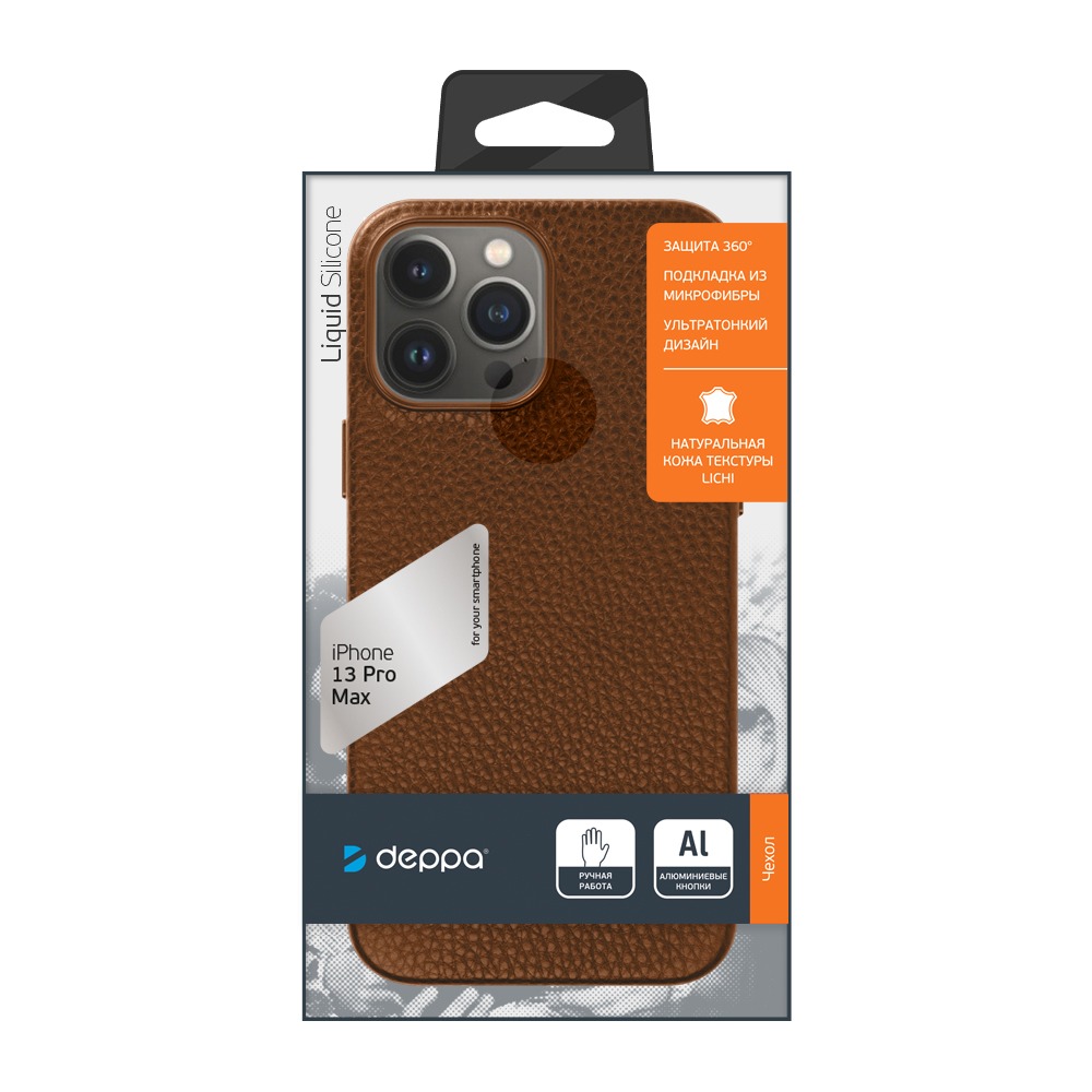  Leather Case  Apple iPhone 13 Pro Max, , Deppa