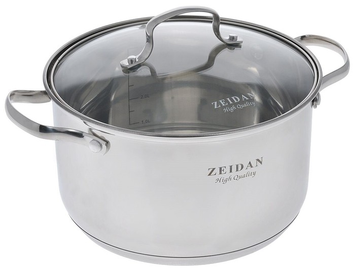

Кастрюля Zeidan Z50245, 5.1 л, серебристый