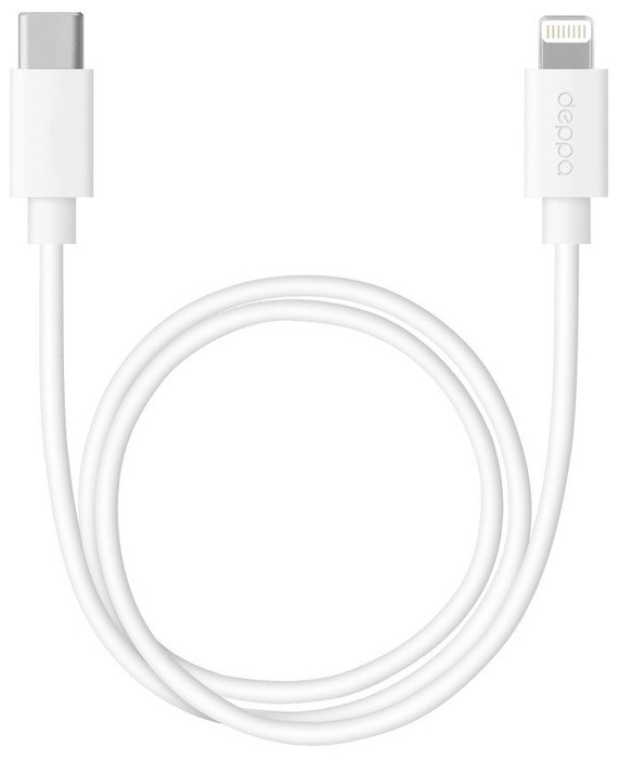 

Кабель Deppa USB Type-C - Lightning 1.2 м, белый