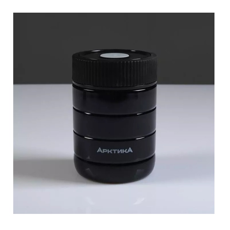 фото Ark-307-480 термос для еды вакуумный, черный, бытовой, арктика, 0.48 л,