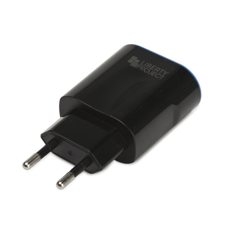

СЗУ «LP» с двумя выходами USB 2,4A + кабель для Apple Lightning 8-pin «Classic Plus» (черное/коробка)