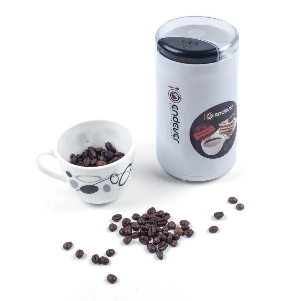 

Кофемолка ENDEVER COSTA-1053, белая