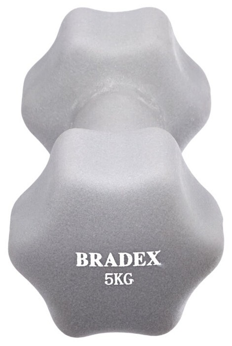 Гантель BRADEX SF 0545 5 кг серый от MELEON