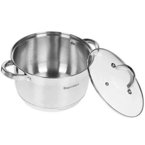 фото Набор посуды из нержавеющей стали 6пр чудесница нп-3105 (3,9/5,1/6,5)