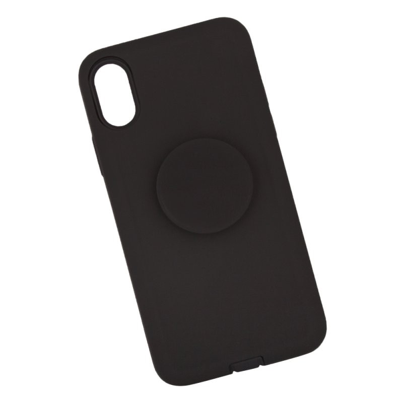 

Защитная крышка «LP» для iPhone X/Xs «PopSocket Case» (черная/коробка)