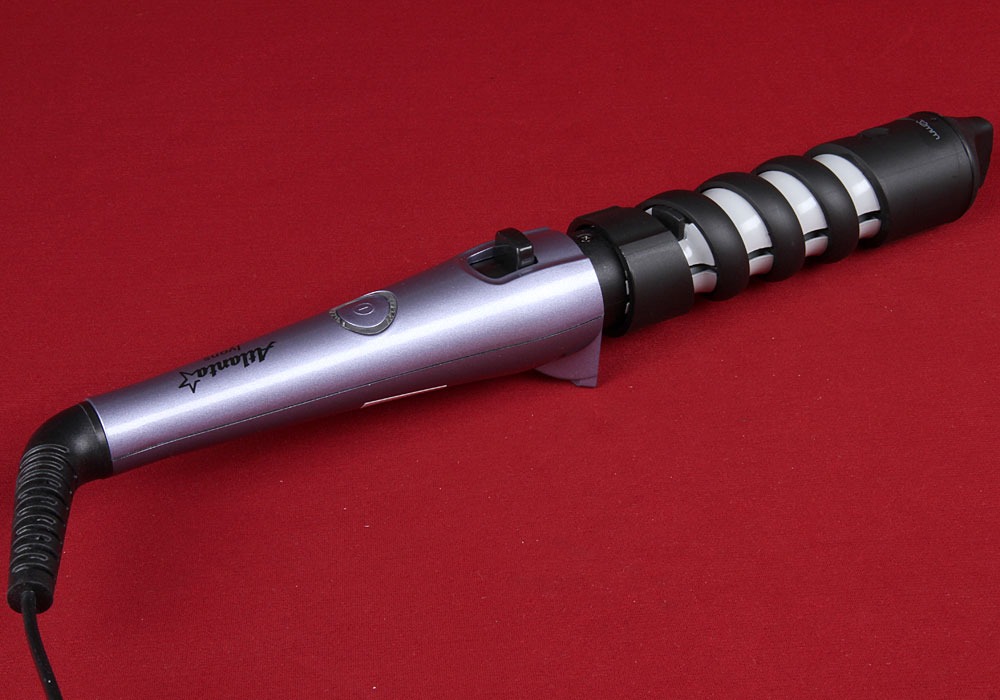 Электрощипцы для укладки волос арт ATH-6657 violet