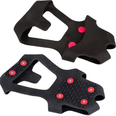 Ледоступы Ice Grippers - противоскользящие накладки на обувь, L (41-45 р.), чёрный от MELEON