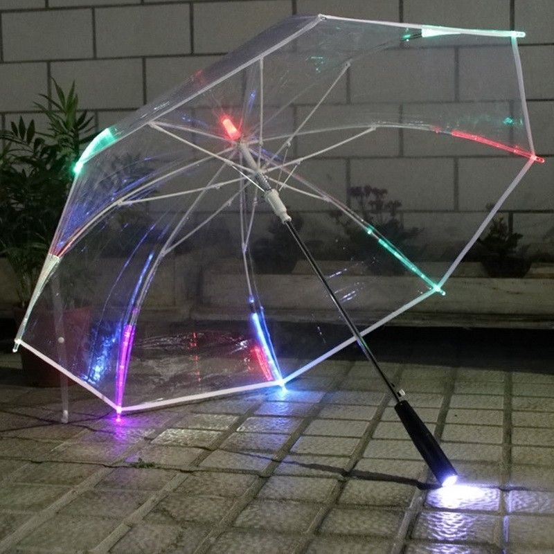 Прозрачный светящийся зонт от MELEON