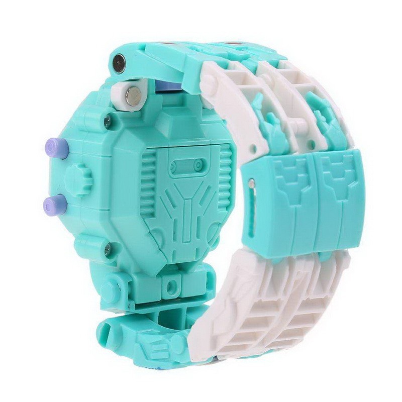 Часы-игрушка трансформер Robot Watch, цвет в ассортименте, Желтый