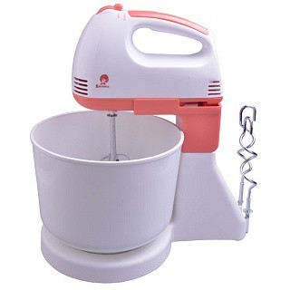 

Миксер ВАСИЛИСА ВА-503Н с чашей белый с корал.: 250Вт, чаша 2,5л, 7 скор. режимов (Россия)(8)