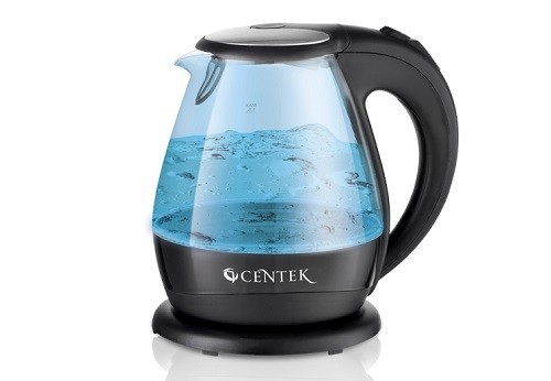 

Чайник электрический Centek CT-1067, стекло, 1.5л, 2200Вт, внутренняя LED подсветка (8)