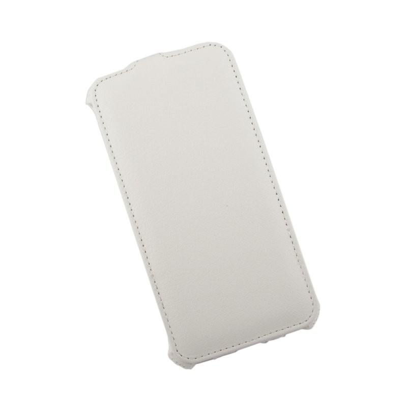 фото Чехол для iphone 6/6s plus «lp» раскладной кожаный (белый) коробка
