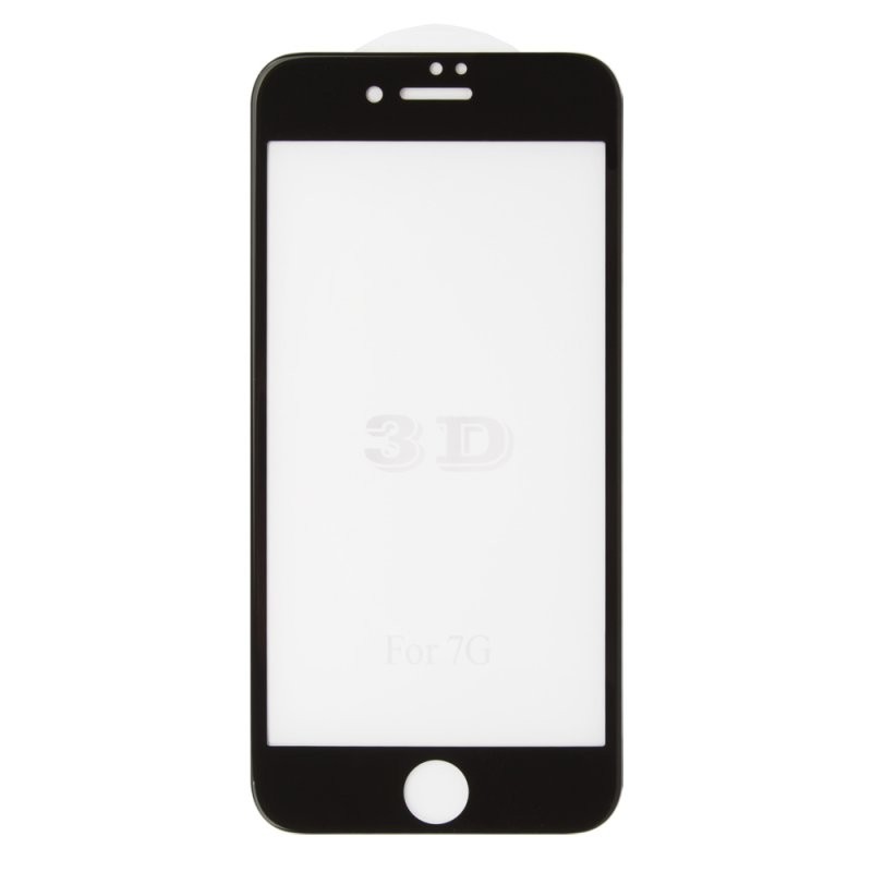 

Защитное стекло «LP» для iPhone SE 2/8/7 Tempered Glass 3D с рам. 0,33 мм, 9H (ударопрочное/черное)