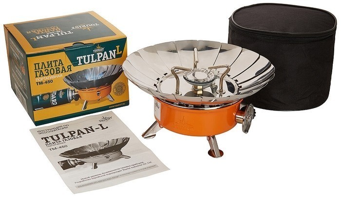 Горелка TOURIST TULPAN-L TM-450 серебристый/оранжевый от MELEON