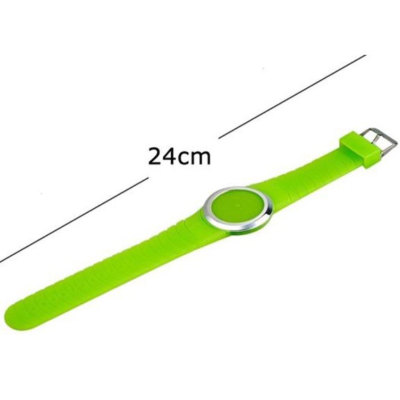 Ультратонкие силиконовые LED часы Nexer G1218, Зеленый