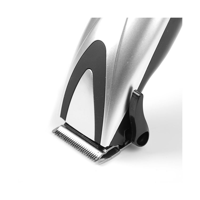 Машинка для стрижки Kelli KL-7004 45Вт 4 насадки серебро