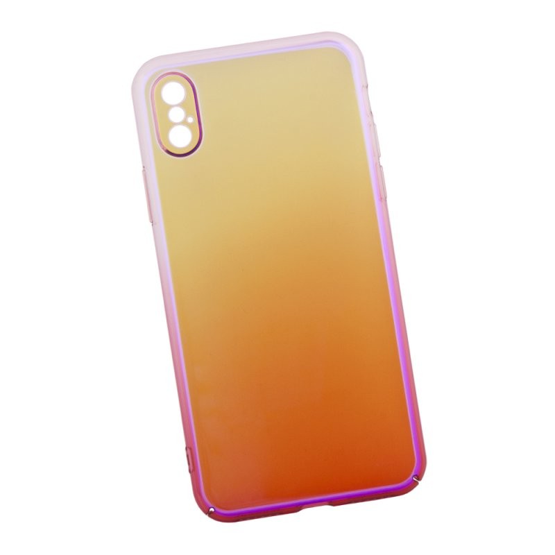 

Защитная крышка «LP» для iPhone X/Xs «Градиент» (прозрачная с розовым/европакет)