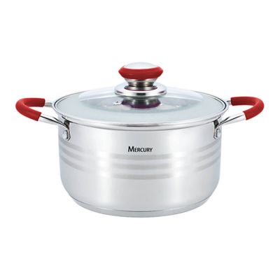 

Кастрюля Mercury MC-6307 (6) с крышкой 3,6 л 20 см