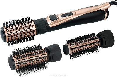 Фен -щетка Brayer BR3100 1000 Вт 3 насадки 2 скорости шнур 18 м