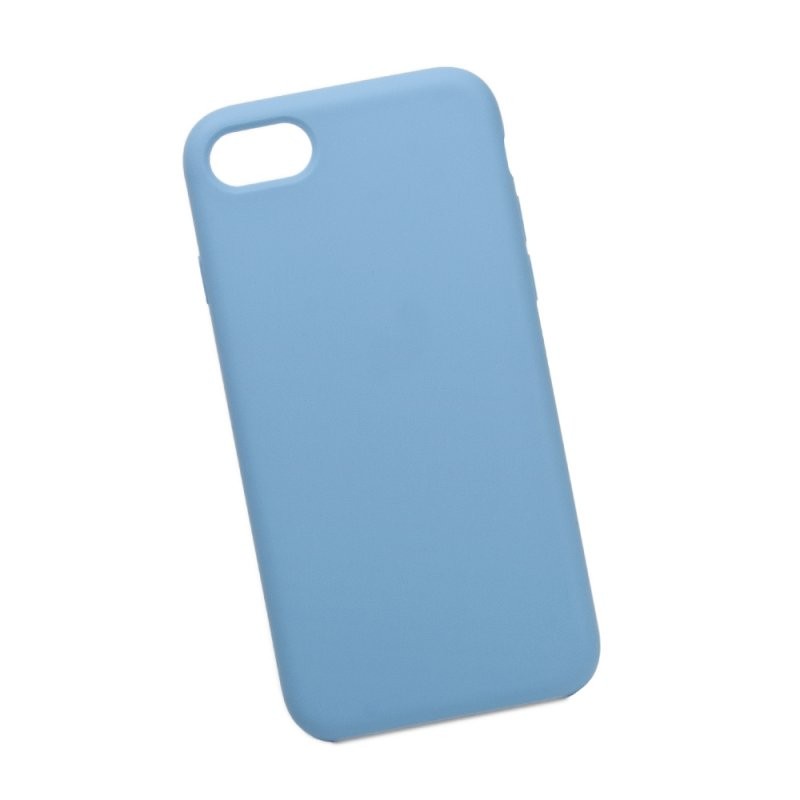 

Силиконовый чехол «LP» для iPhone SE 2/8/7 «Protect Cover» (голубой/коробка)