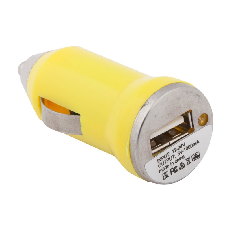 

АЗУ «LP» с USB выходом 1А (желтый/европакет)