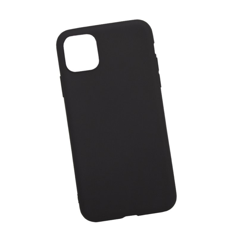 

Силиконовый чехол «LP» для iPhone 11 Pro Max TPU (черный непрозрачный) коробка