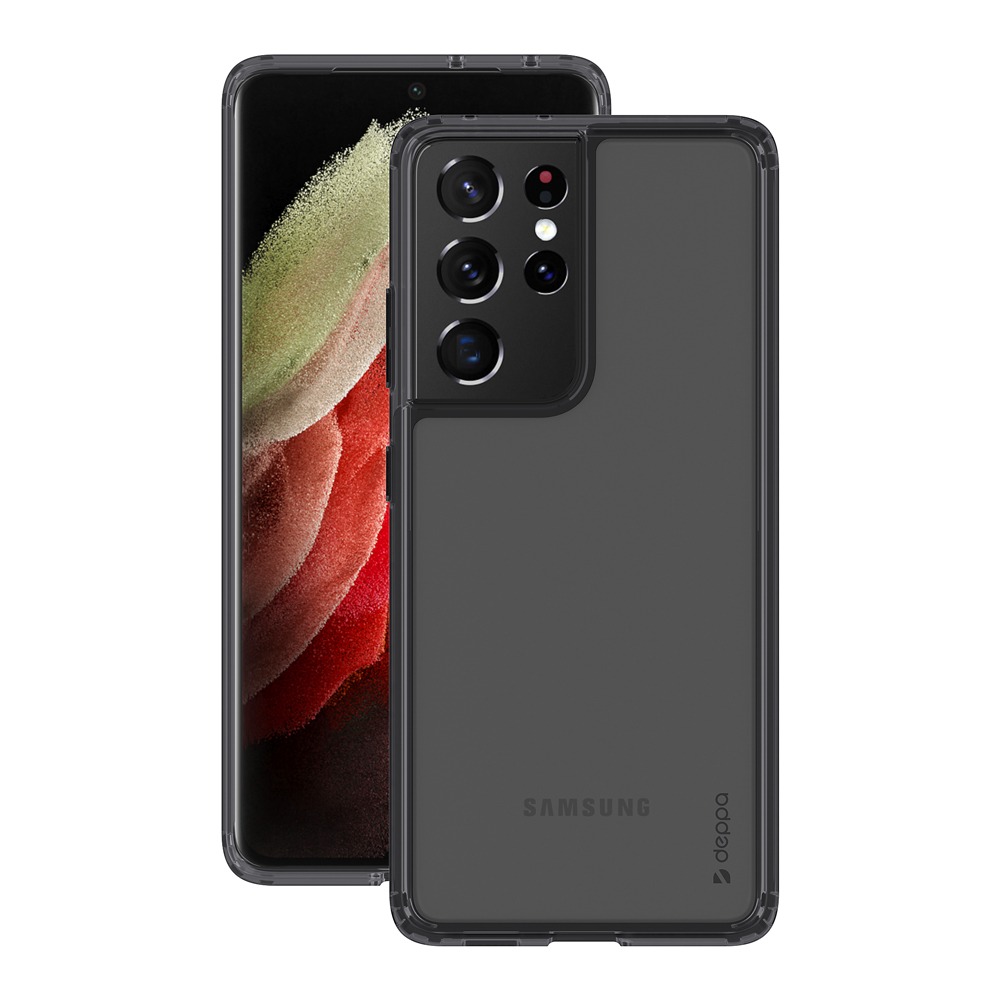 

Накладка Gel Pro для Samsung Galaxy S21 Ultra, черный, картон, Deppa