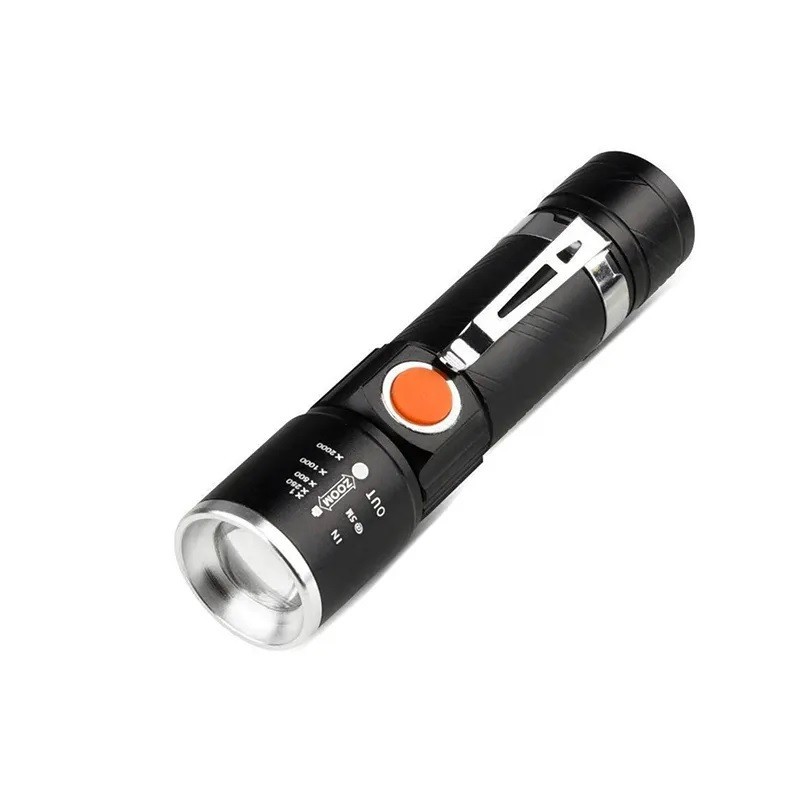 Flashlight/Фонарь ME MX-616-USB аккумуляторный черный