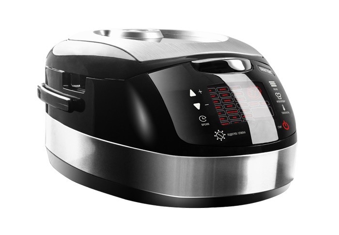 

Мультиварка Centek CT-1472 Ceramic <чёрный/сталь> 860Вт, 5.0л, LED, 21 программа