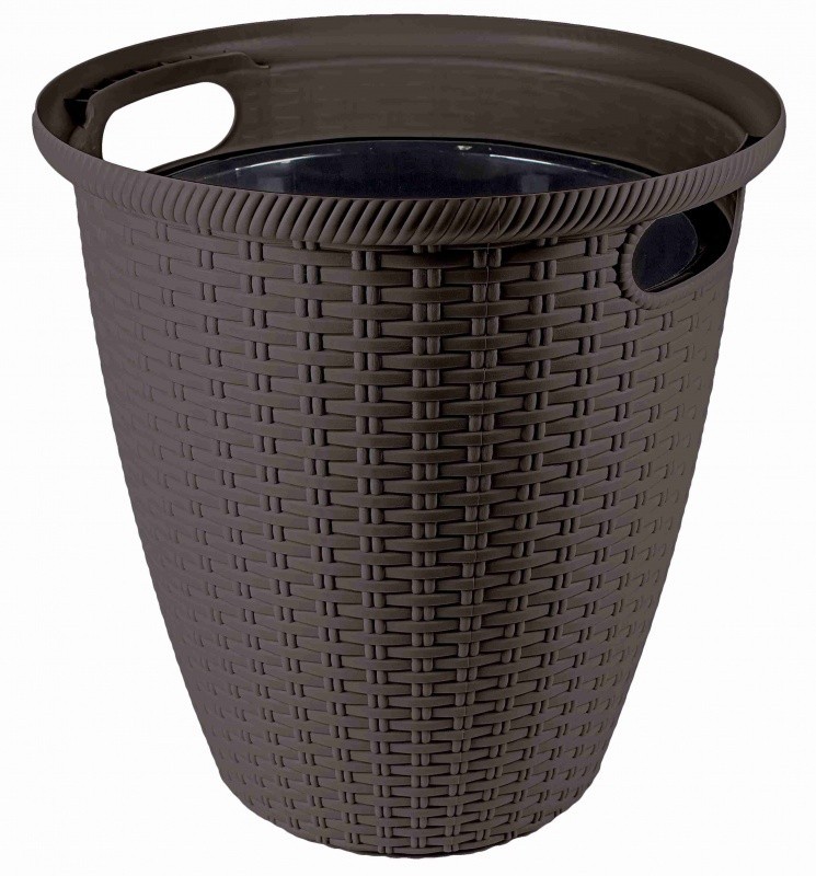 

Кашпо напольное INGREEN ING50030ВНГ Ротанг D 380/30л с внутренним горшком 16 л Венге
