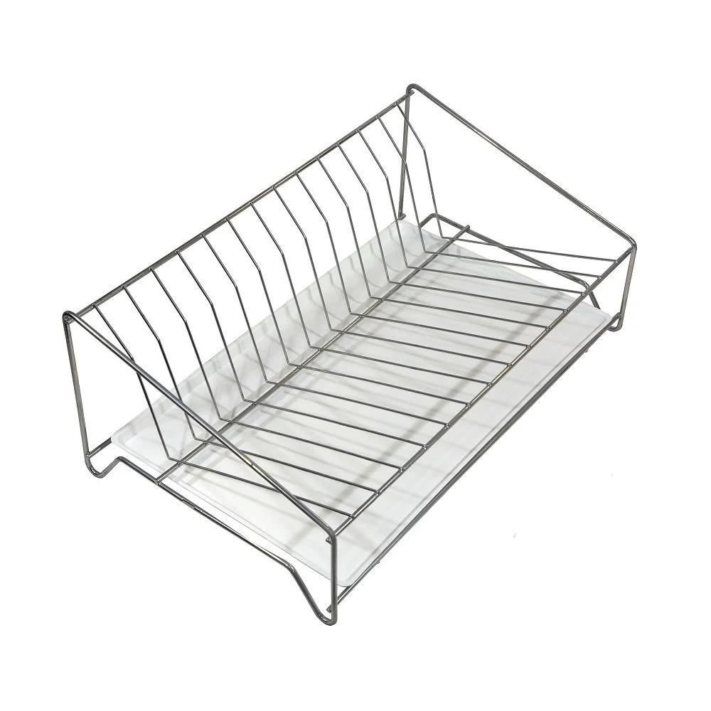 

Сушка для посуды Арт тнп-5.6 настольная наклонная краш хром с поддоном