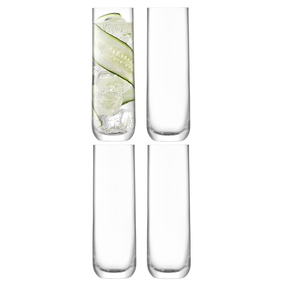 

LSA Набор стаканов Borough highball 4 шт. 420 мл прозрачный