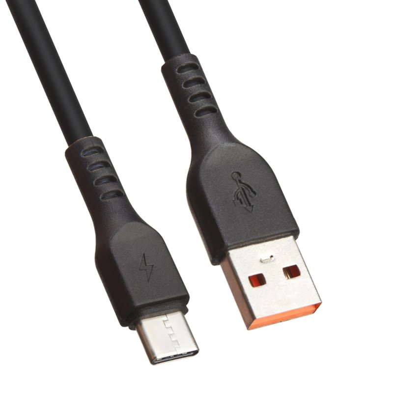 

USB кабель «LP» USB Type-C «Extra» TPE (черный/коробка)