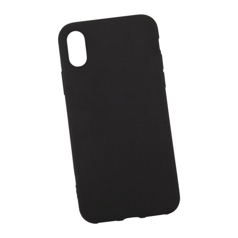 

Силиконовый чехол «LP» для iPhone X/Xs TPU (черный непрозрачный) европакет