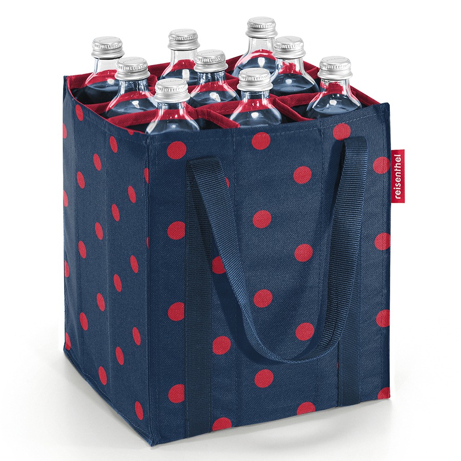 

Сумка-органайзер для бутылок Bottlebag mixed dots red