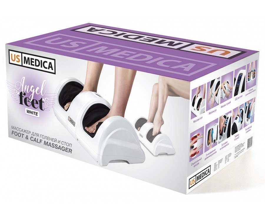 фото Массажер для ног us medica angel feet white