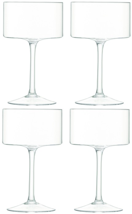

LSA Набор бокалов Otis Champagne/Cocktail Glass 4 шт 280 мл прозрачный