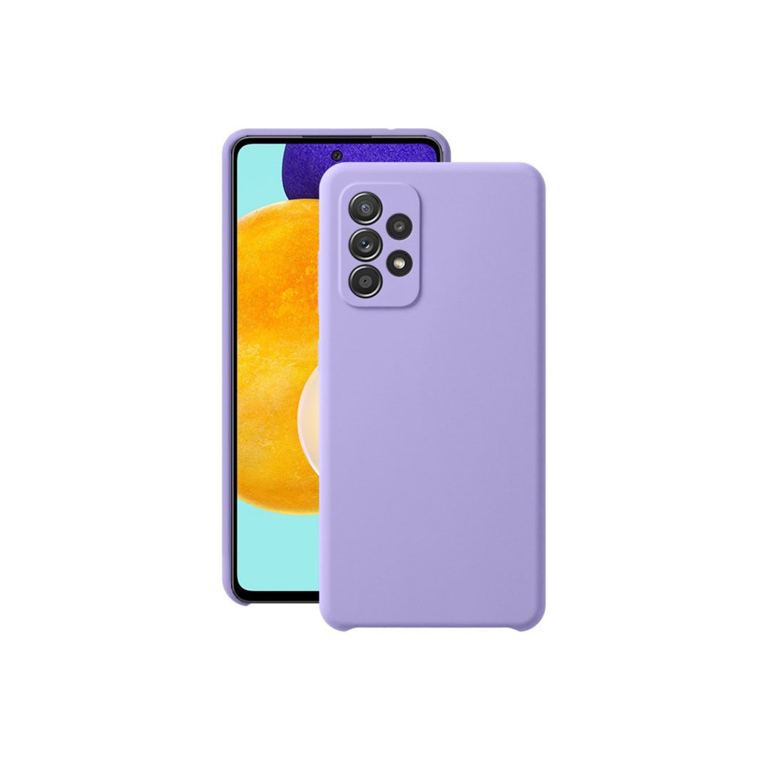 

Чехол Liquid Silicone Pro для Samsung Galaxy A52, лавандовый, картон, Deppa
