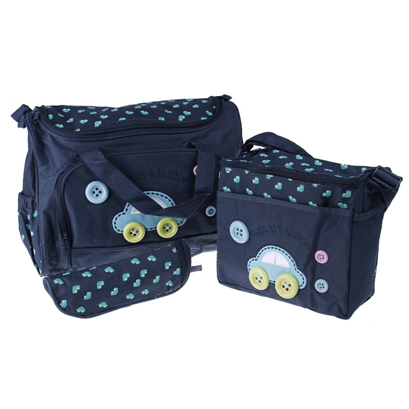 Комплект сумок для мамы Cute as a Button, 3 шт, синий Комплект сумок для мамы Cute as a Button, 3 шт, синий