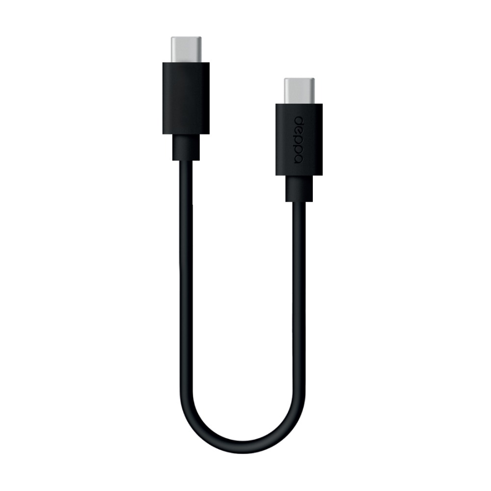 

Дата-кабель USB-C - USB-C, 3A, 1.2м, черный, Deppa