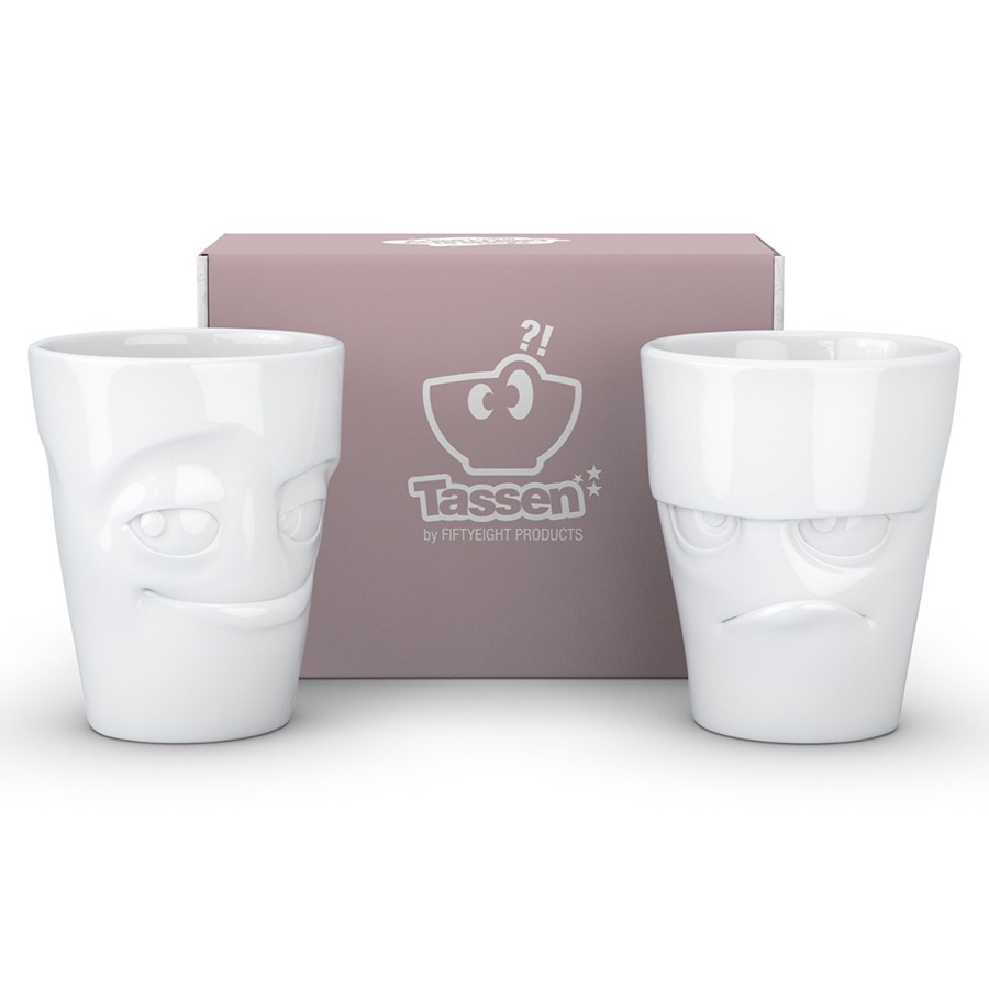 

Набор кружек Tassen Grumpy & Impish, 2 шт, 350 мл, белый