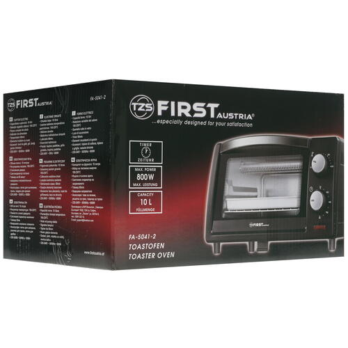 фото Мини-печь first austria first fa 5041-2 черный