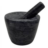 

Ступка с пестиком Kelli KL-0145 из натурального мраморного камня высота-9 см диаметр-12 см