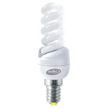 Купить Лампа энергосберегающая КОСМОС SPC 13w 230V E14 2700 ( блок 5 шт)