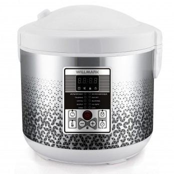 

Мультиварка WILLMARK WMC-51OW (10реж.,Led-дисп.,мультипов.,ант.пр.покр.чаши, акс.,5л,900Вт,белый цв)