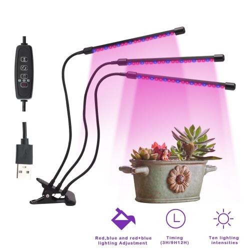        Grow Light 3 Head 18W