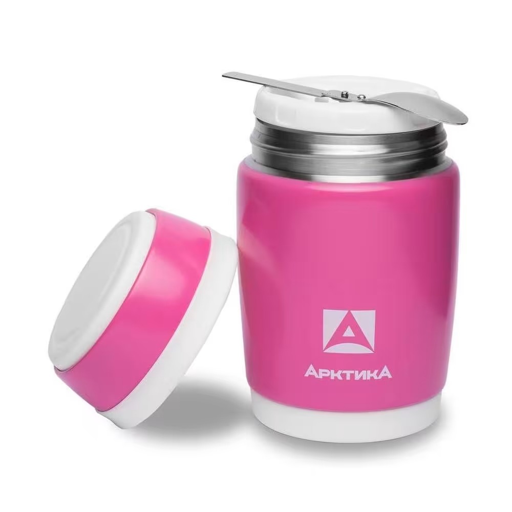 фото Термос для еды арктика 409-480, 0.48 л, розовый