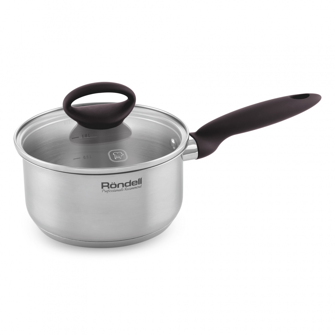 фото 1594 набор 6 предм: ковш с/кр 16 см (1,4 л), кастрюли с/кр 20 см (2,8 л), 24 см (4,8 л) tierno ronde