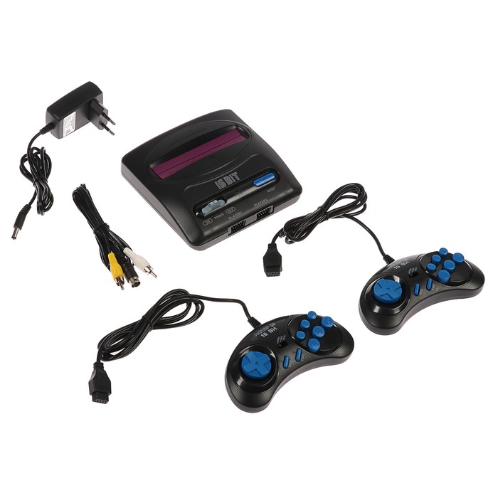 

Игровая приставка Sega Magistr Drive 2 lit, 16-bit, 160 игр, 2 геймпада
